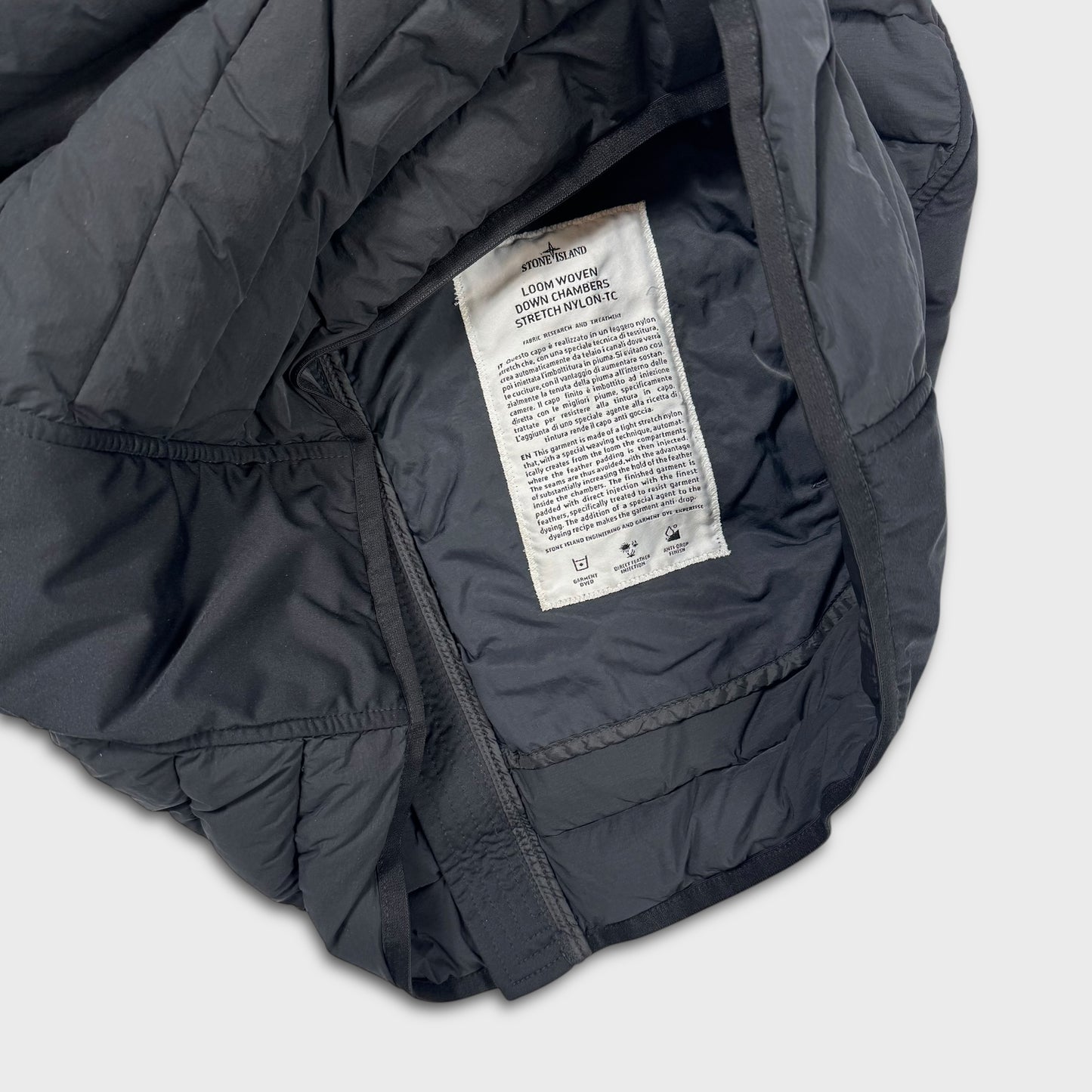 Stone Island Loom Woven Down Chambers Jacket S