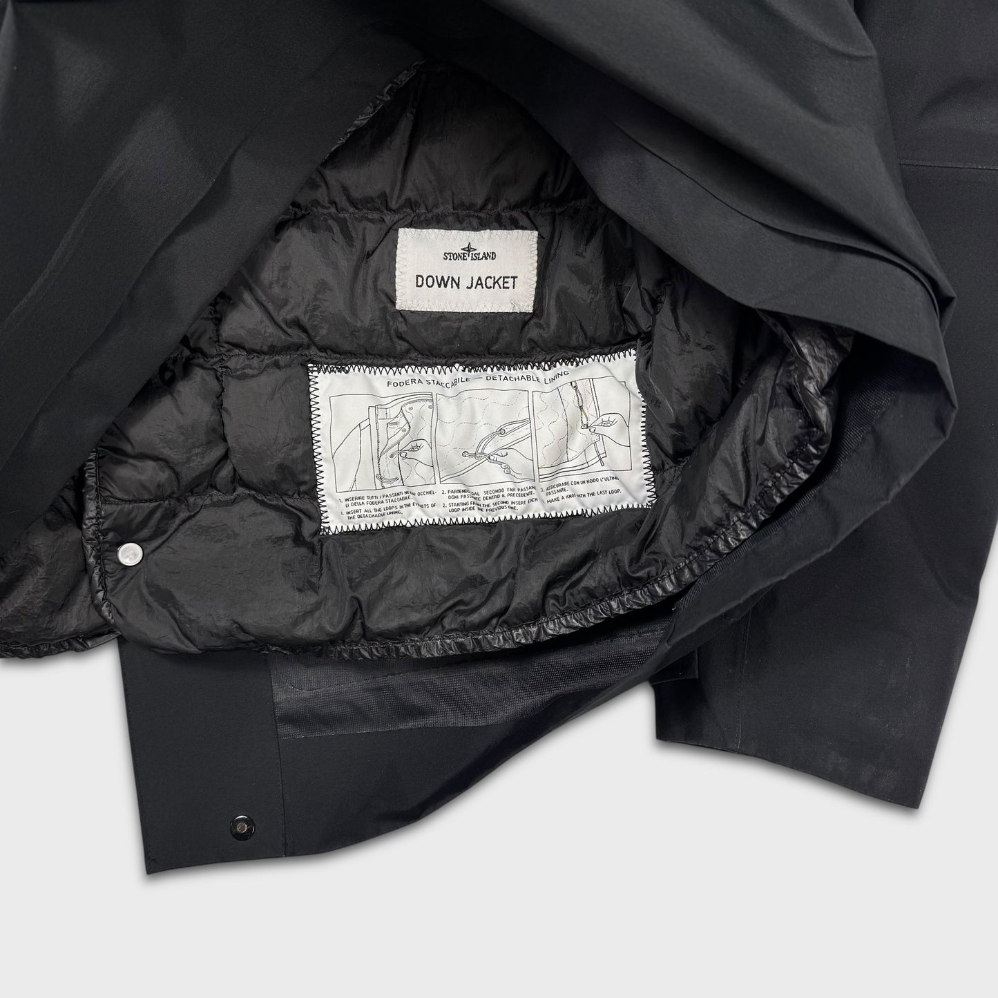 Stone Island Special Process Tank Shield Multi Layer Fusion Technology Jacket L