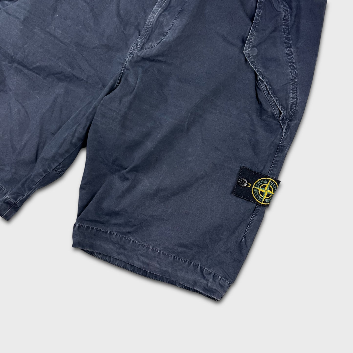 Stone Island Navy Cargo Shorts W34