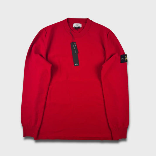 Stone Island Red Soft Knit Sweater BNWT XL