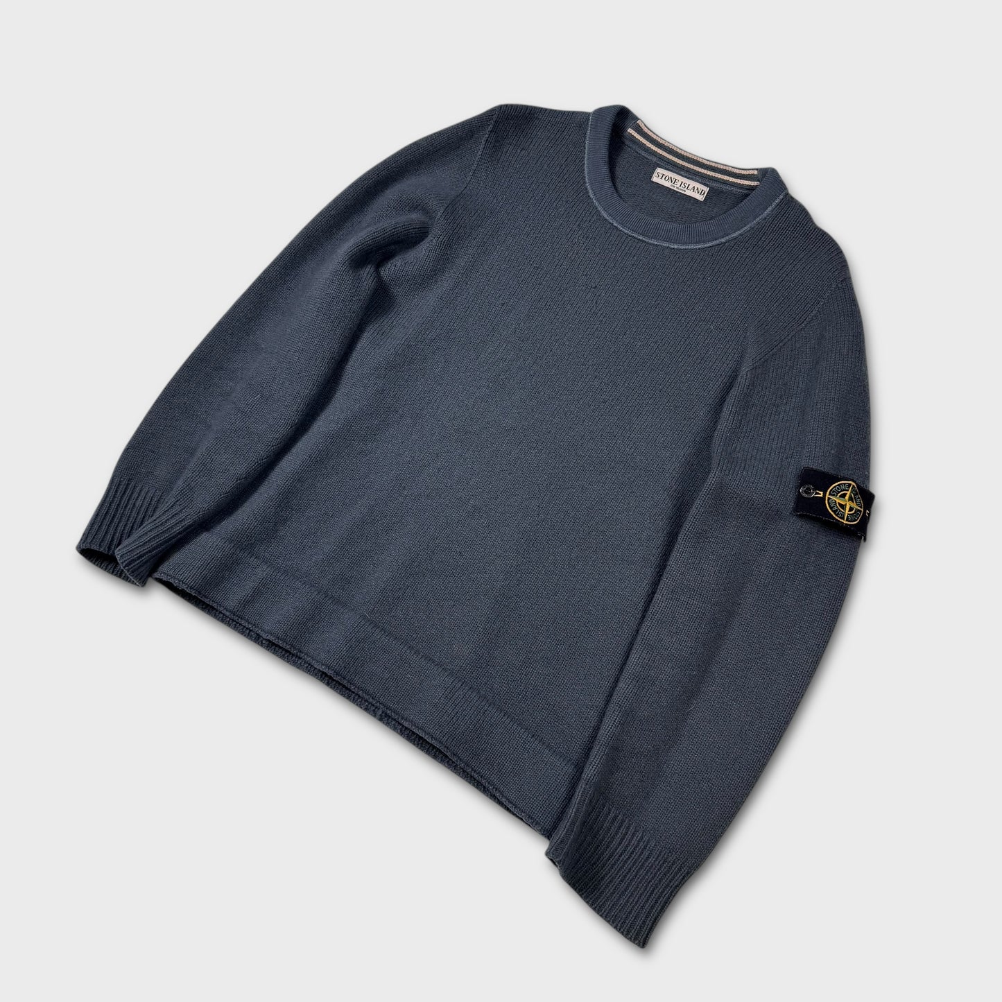 Stone Island 2000’s Avio Blue Knit L