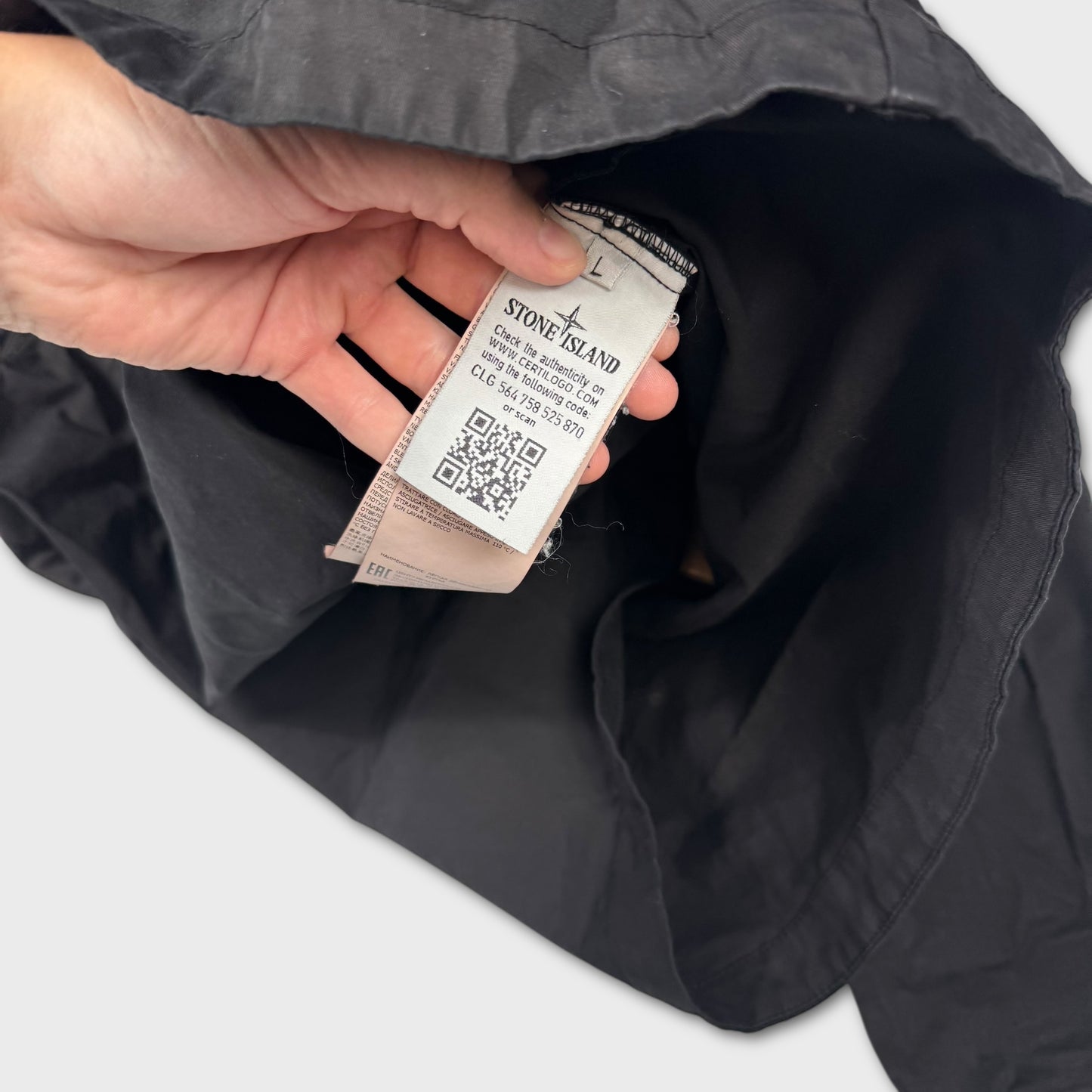 Stone Island Double Pocket Ghost Overshirt Jacket L