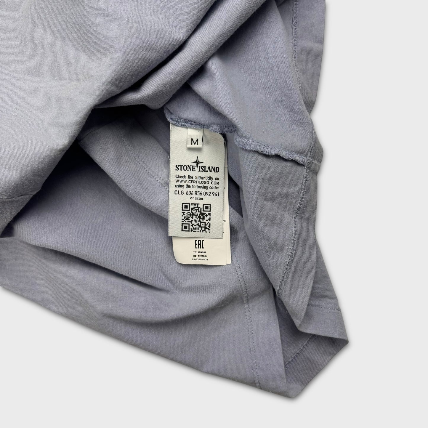 Stone Island Lavender Reflective T-Shirt M