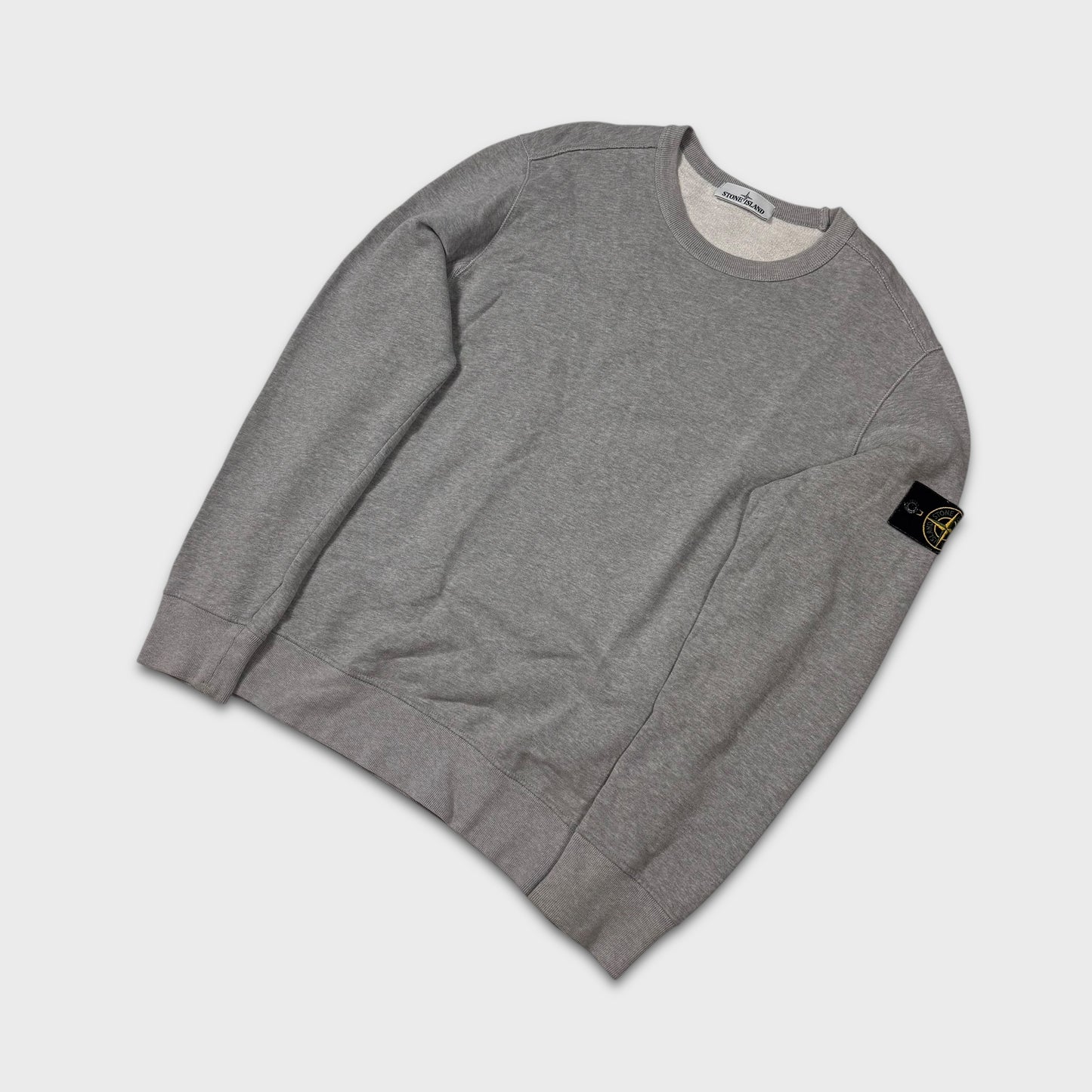 Stone Island Grey Crewneck Sweatshirt L