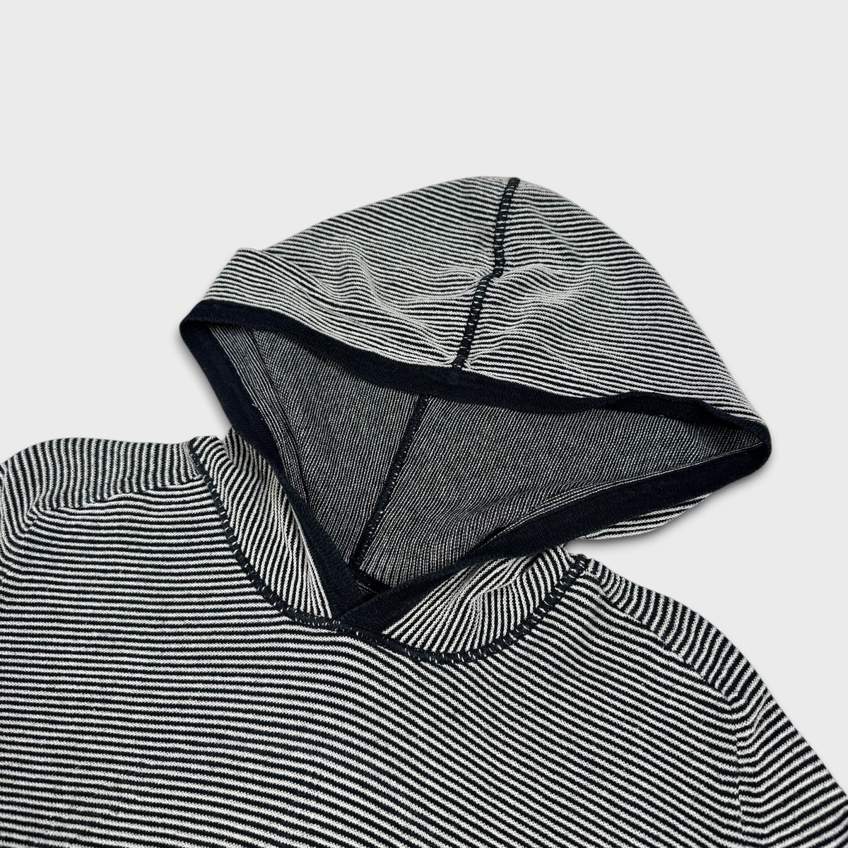 Stone Island SS2009 Mesh Badge Holographic Hoodie L