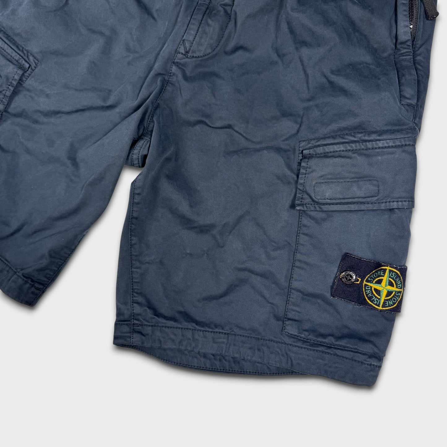 Stone Island Badge Cargo Shorts W34