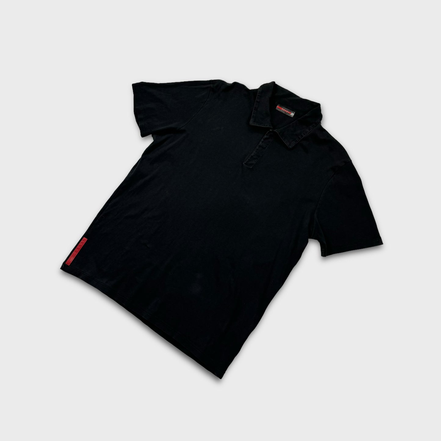 Prada Sport Black Button T-Shirt M/L