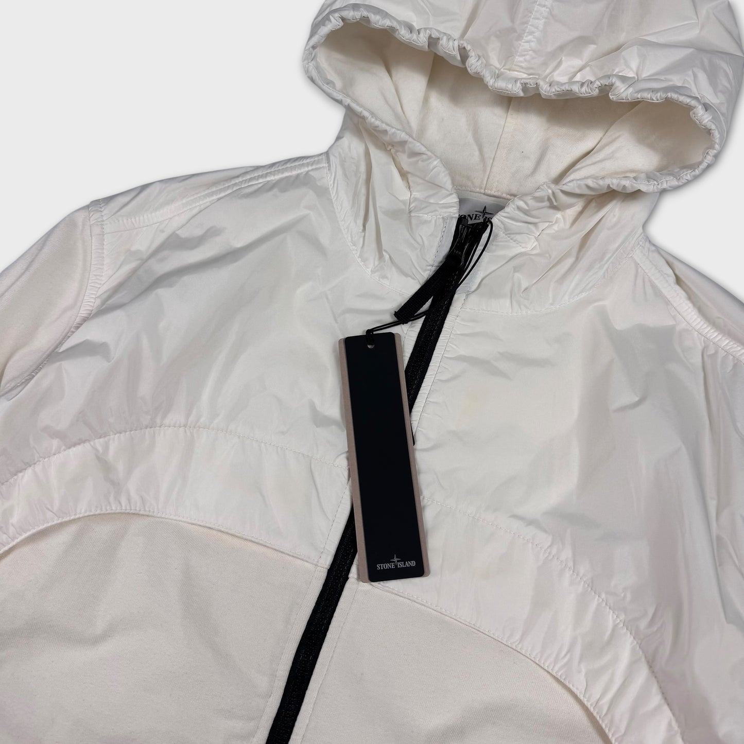 Stone Island Garment Dyed Crinkle Reps NY Jersey Jacket L