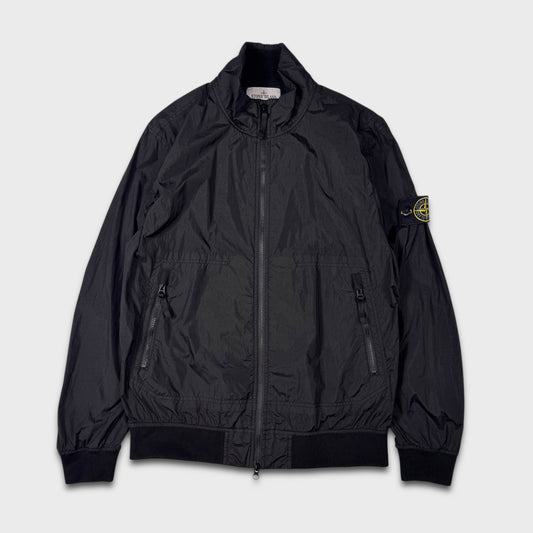 Stone Island Black Crinkle Reps NY Jacket M