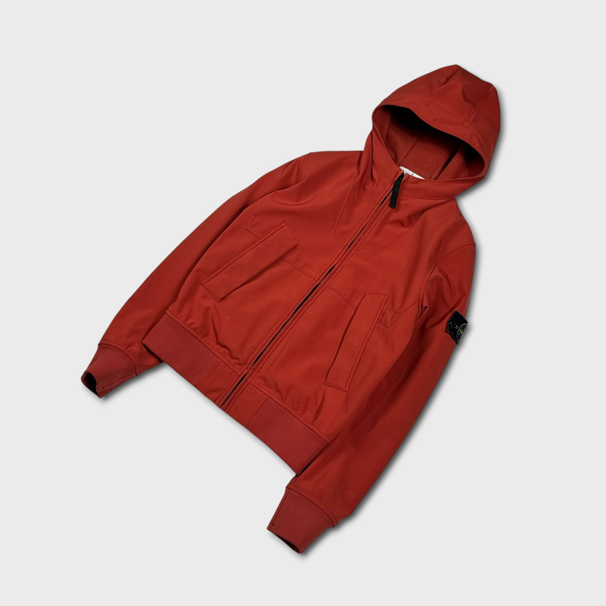 Stone Island Red Soft Shell-R Jacket S