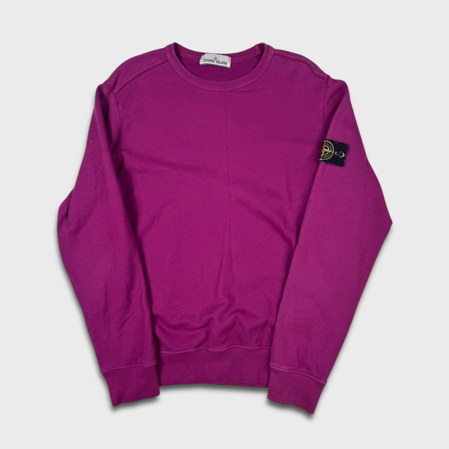 Stone Island Purple Crewneck Sweatshirt L