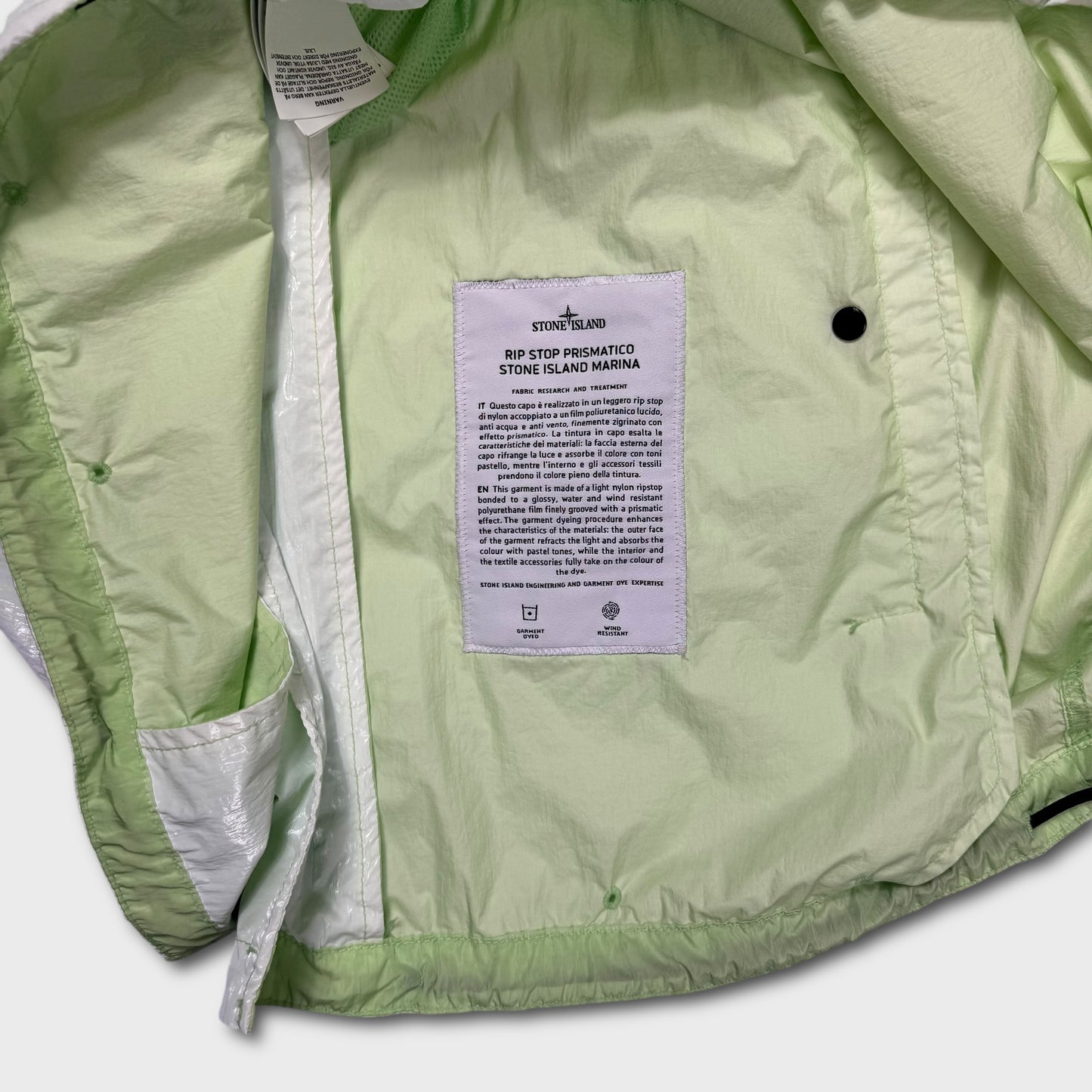 Stone Island Reflective Marina Ripstop Prismatico Jacket L