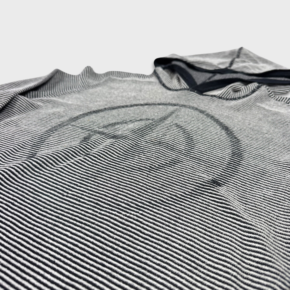 Stone Island SS2009 Mesh Badge Holographic Hoodie L