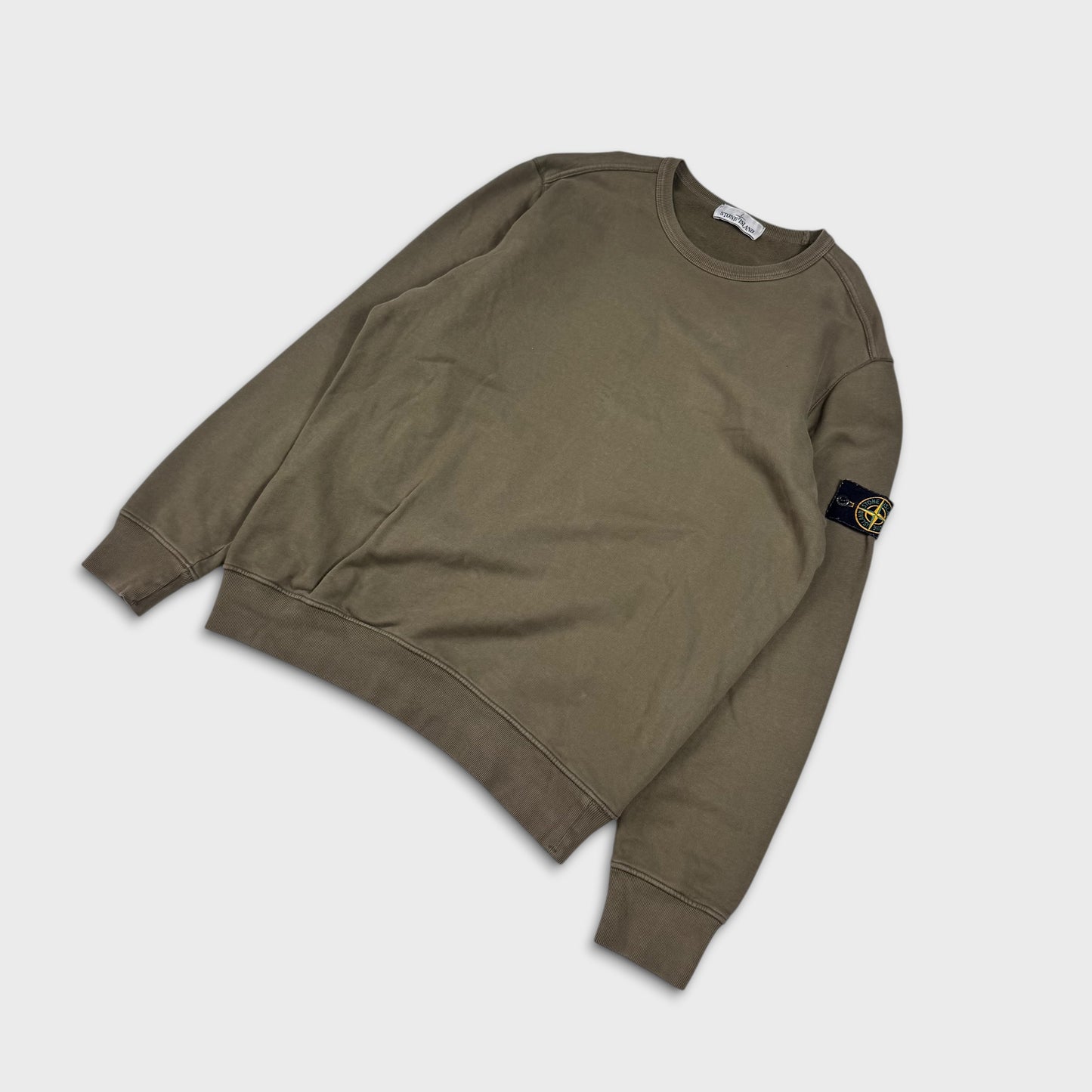 Stone Island Olive Green Crewneck XL