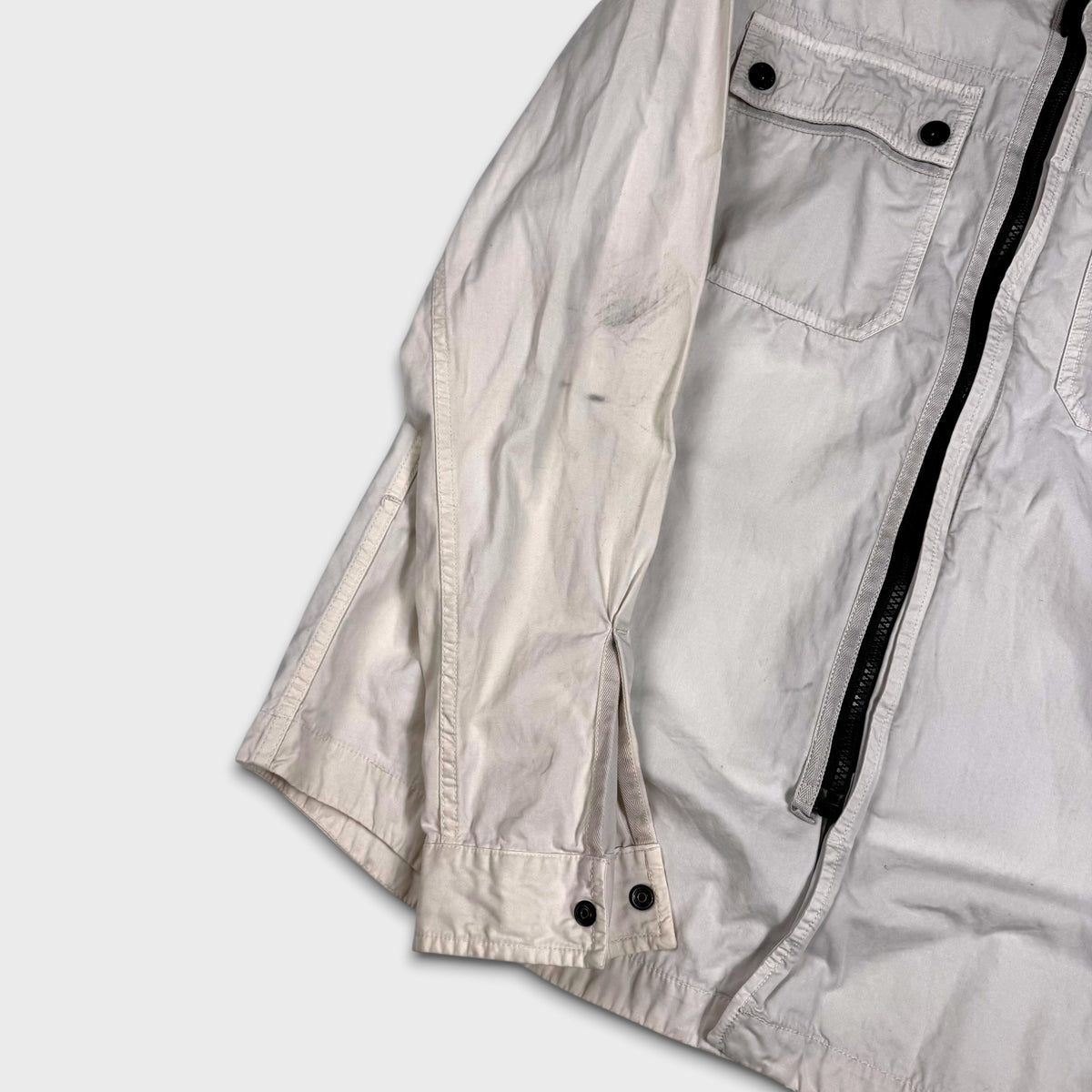 Stone Island Full Zip Overshirt L