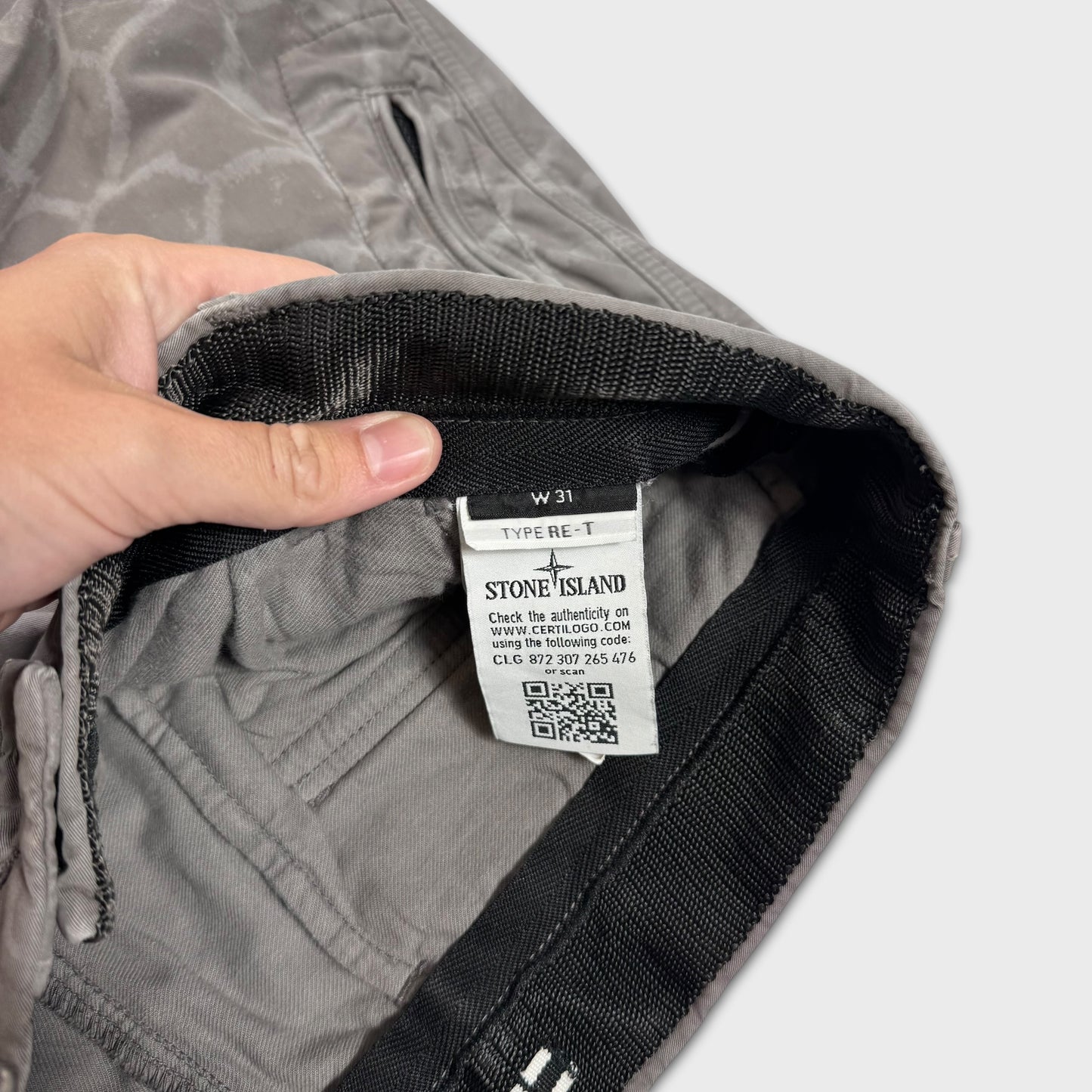 Stone Island Camo Print Cargo Pants W31