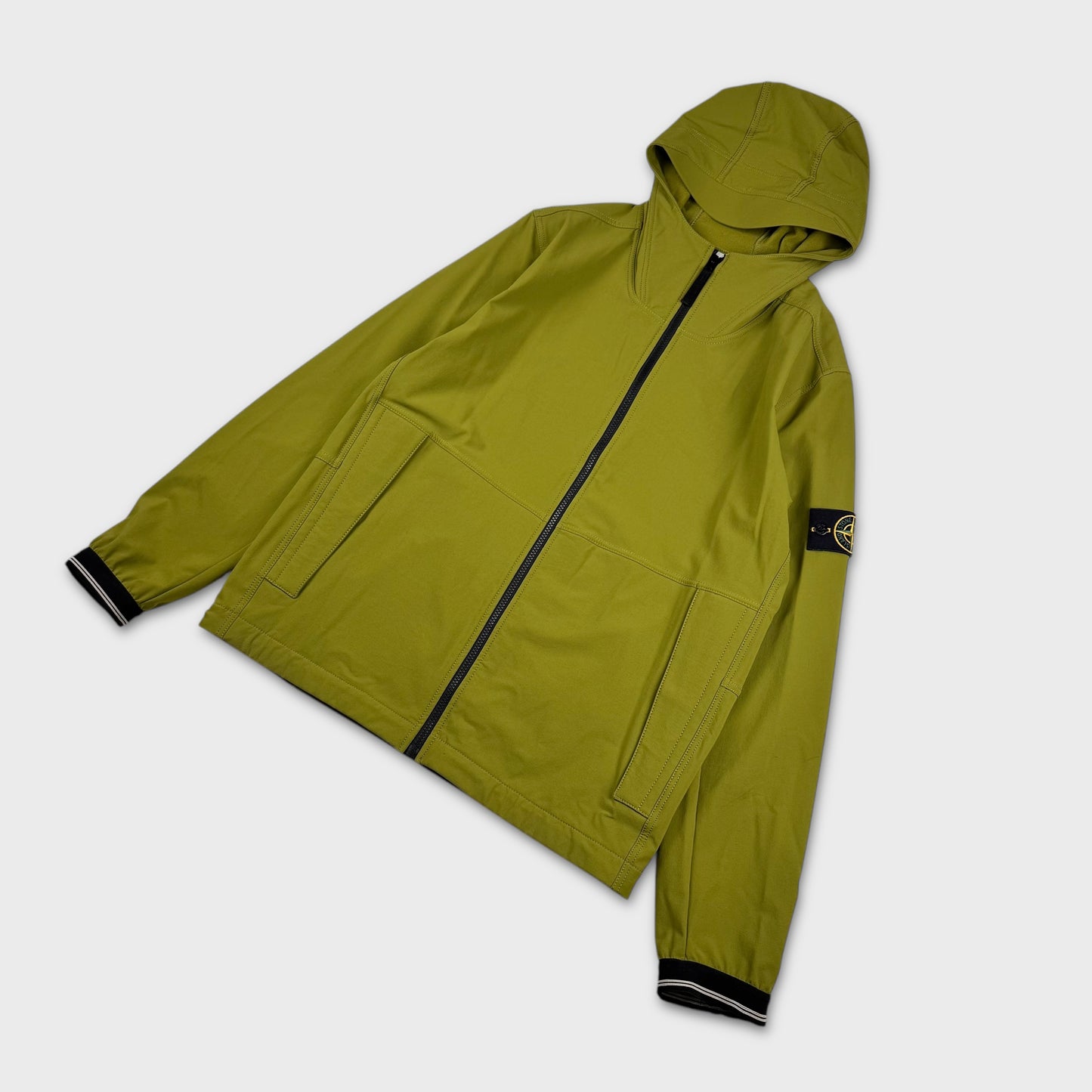 Stone Island Acid Green Comfort Shell Jacket XL