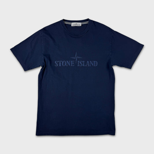 Stone Island Navy Logo T-Shirt M