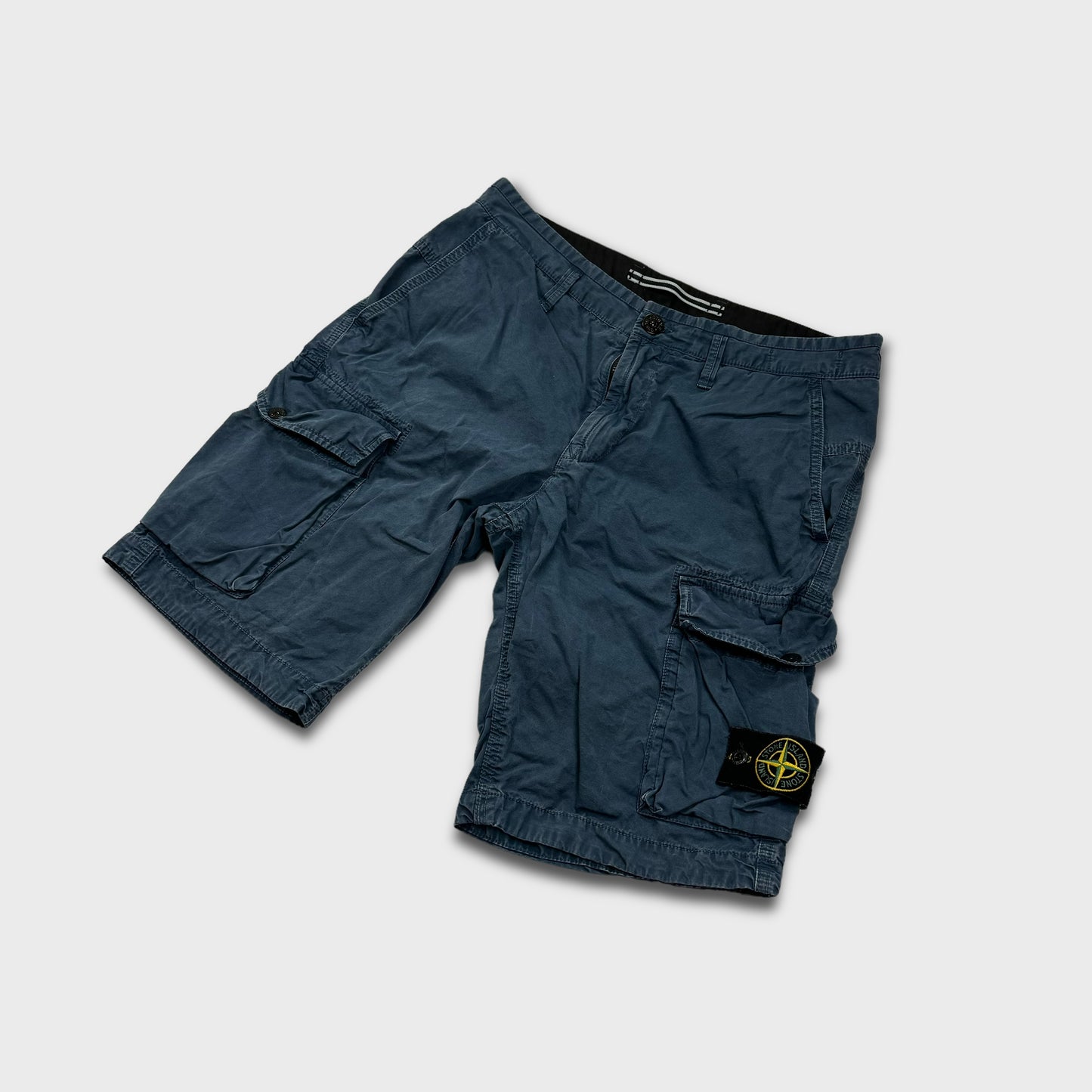 Stone Island Navy Cargo Shorts W31