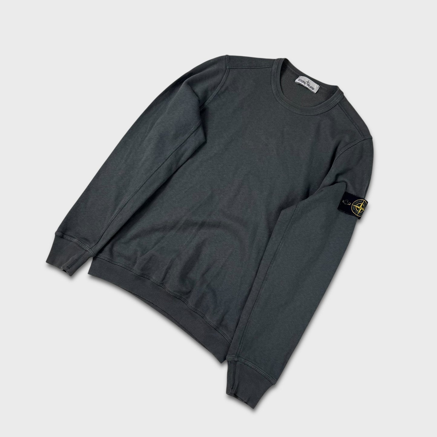 Stone Island Charcoal Crewneck Sweatshirt M