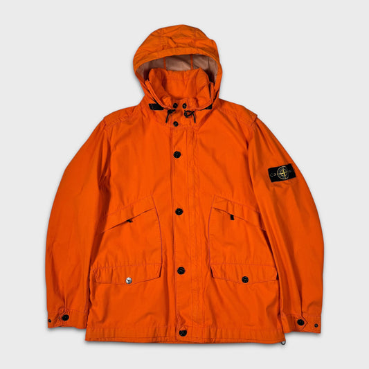 Stone Island Orange 3D Cotton Tela Multipocket Jacket XXL