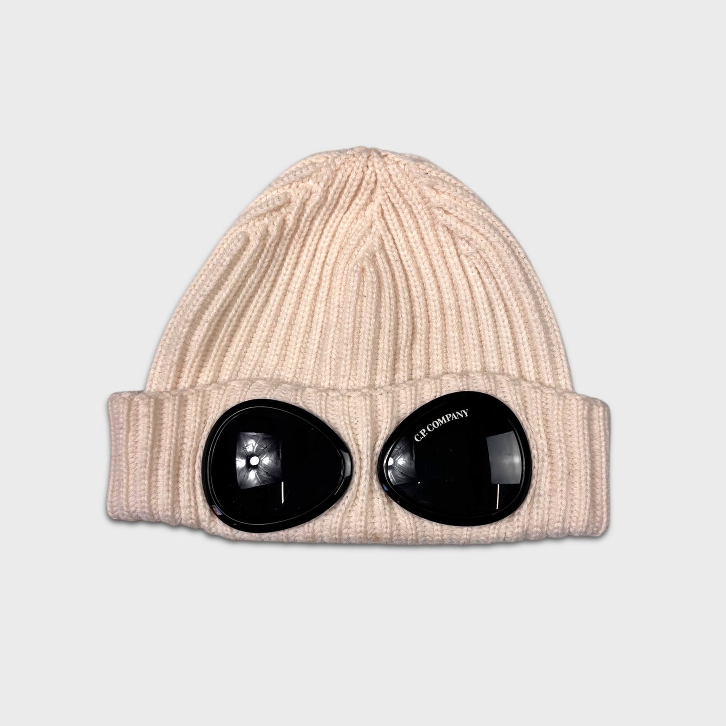 CP Company Goggle Lens Ribbed Beanie OS