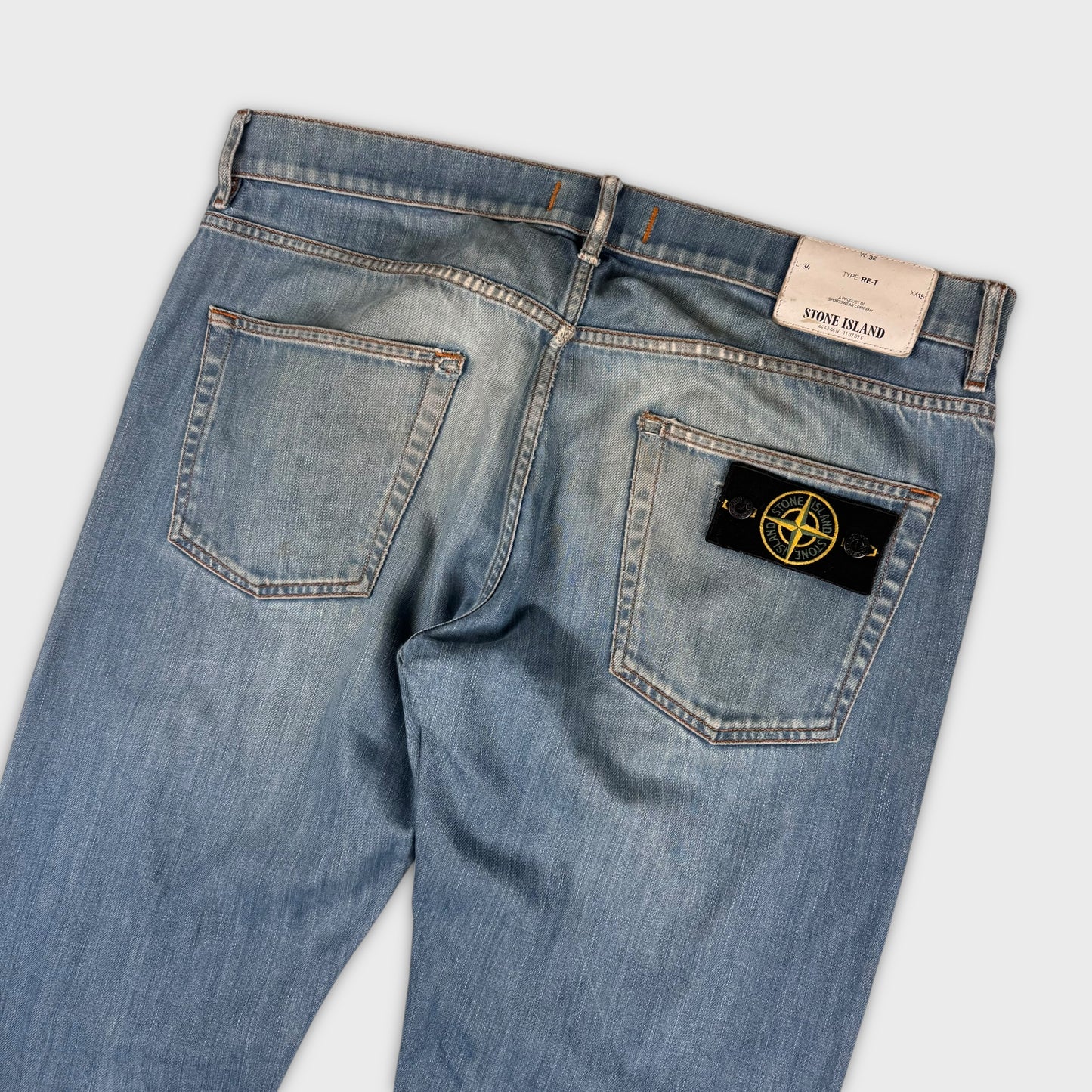 Stone Island Pale Blue Denim Jeans W32