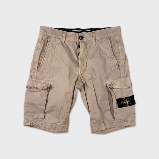 Stone Island Beige Cargo Shorts W30