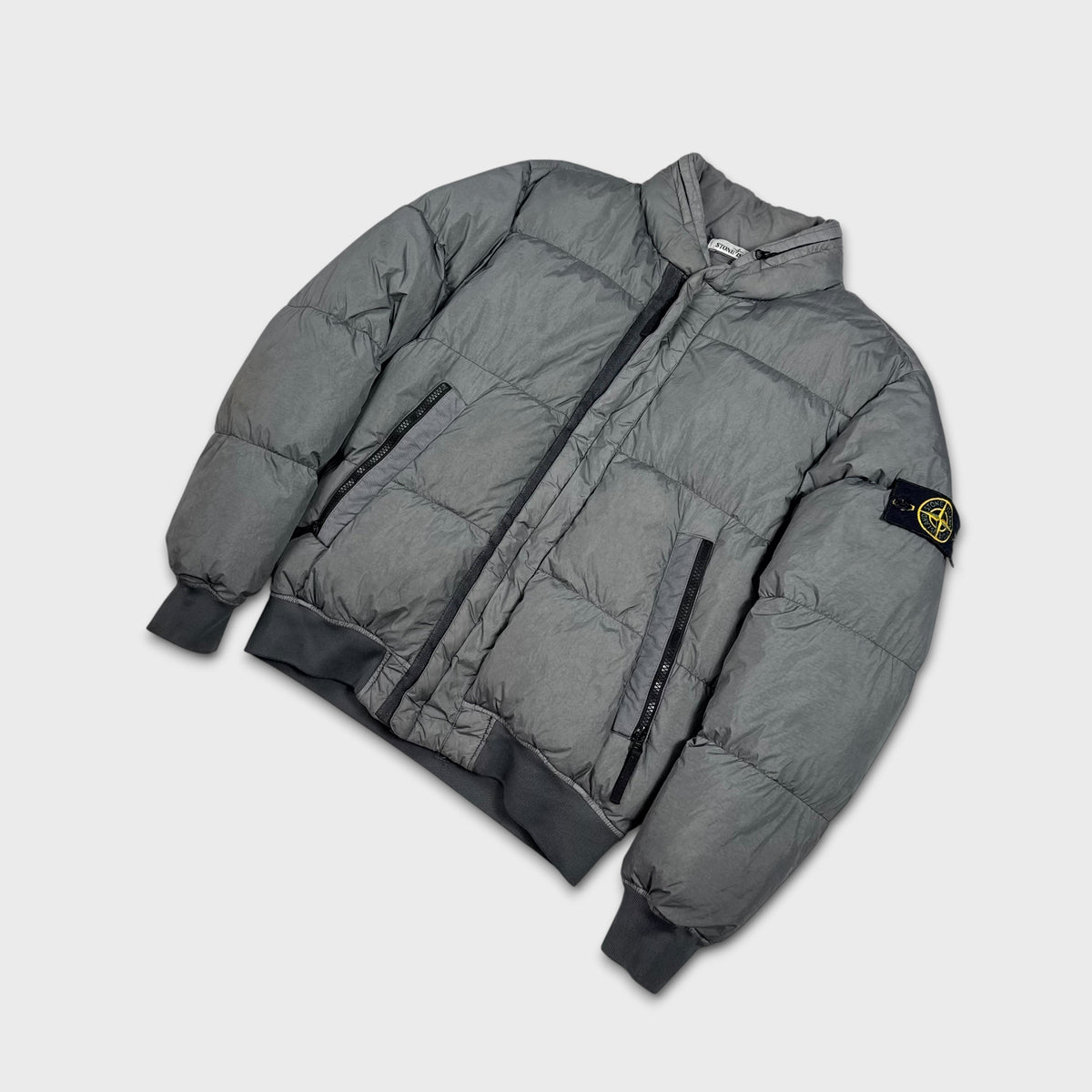 Stone Island Garment Dyed Crinkle Reps NY Down Puffer Jacket S