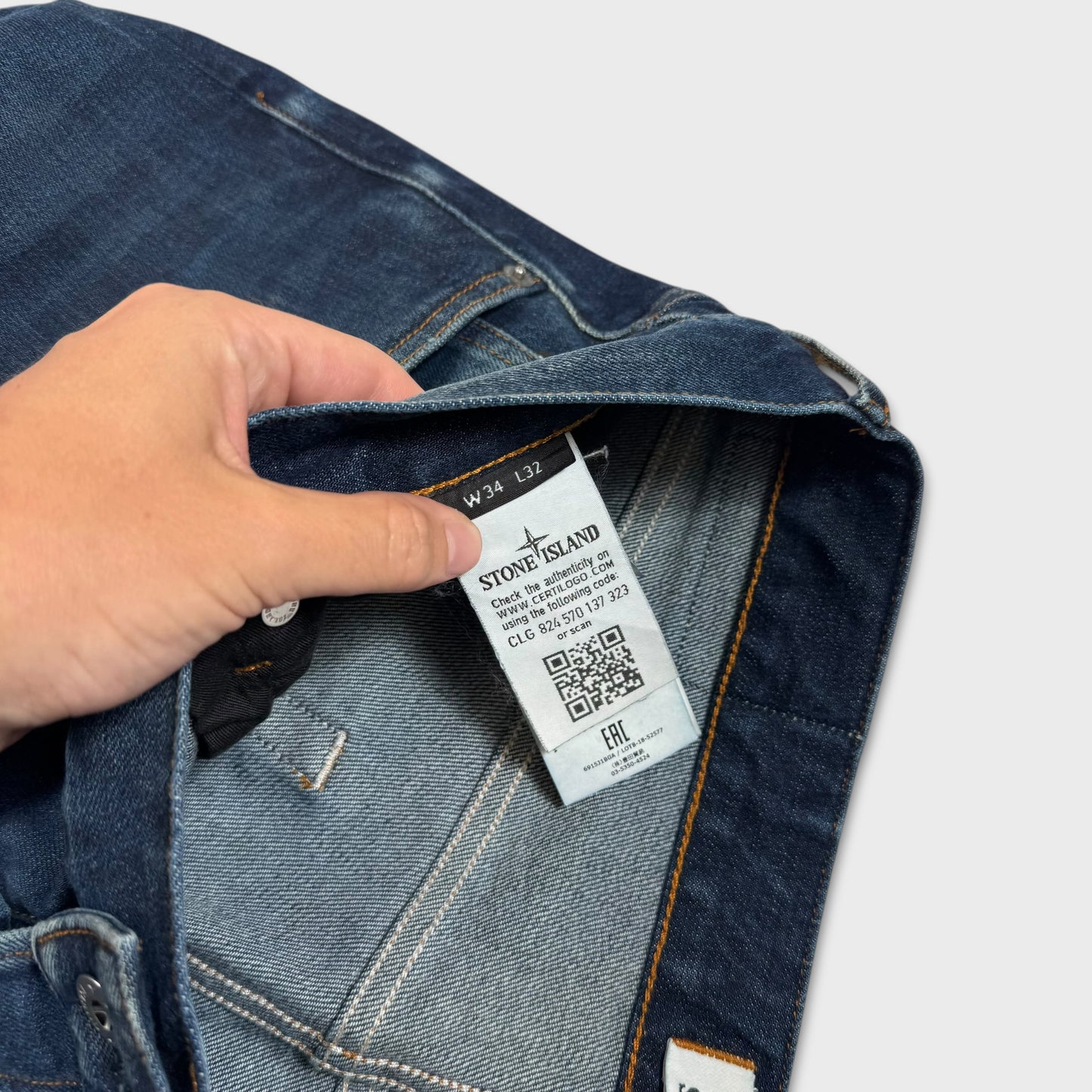 Stone Island Blue Denim Jeans W34
