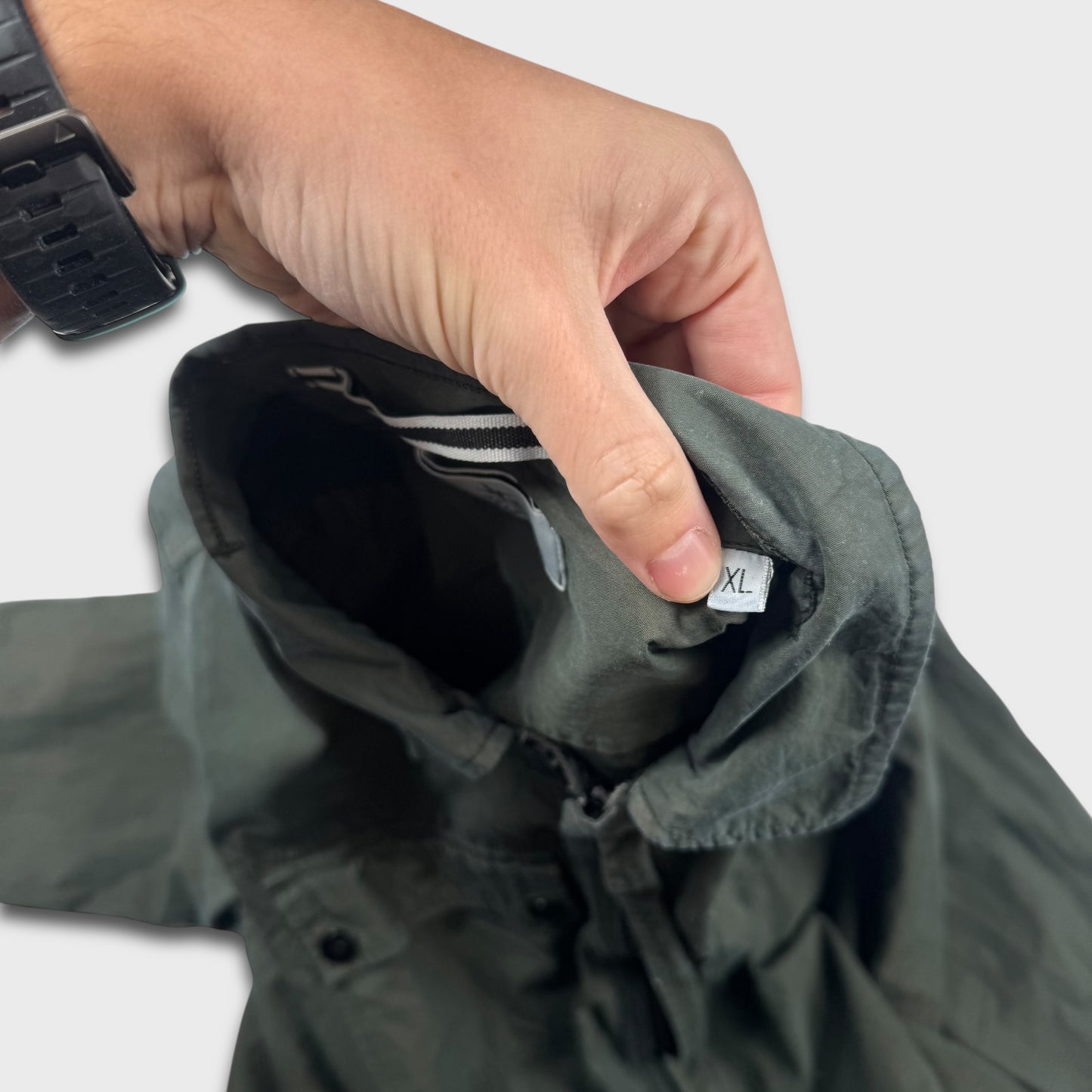 Stone Island Forrest Green Zip Overshirt XL