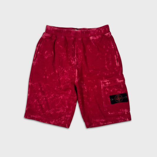 Stone Island OVD Dye Effect Cotton Shorts S