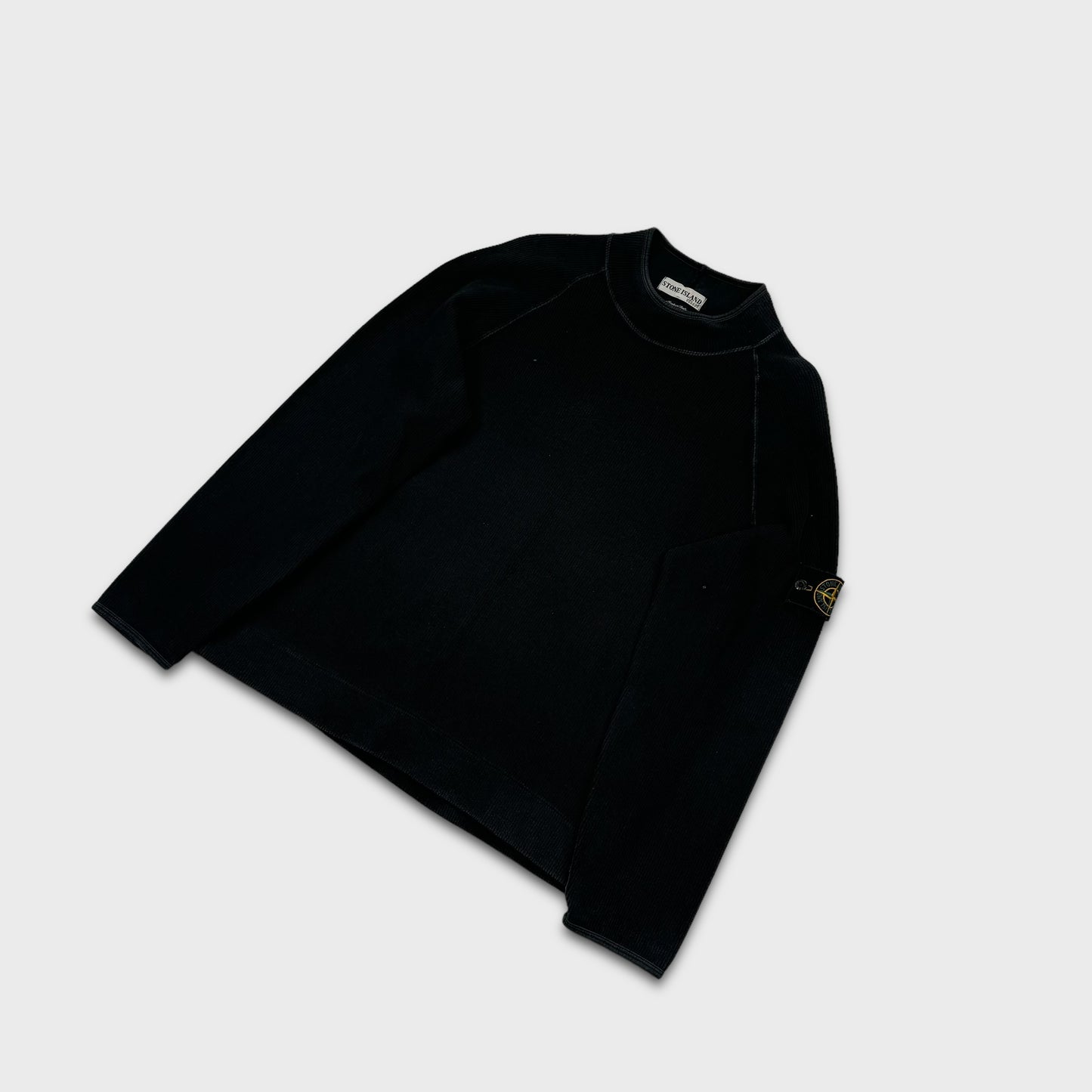 Stone Island Ribbed Cotton Mockneck M