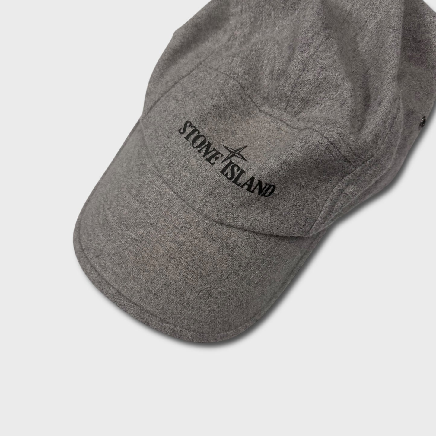Stone Island Grey Wool Cap S/M
