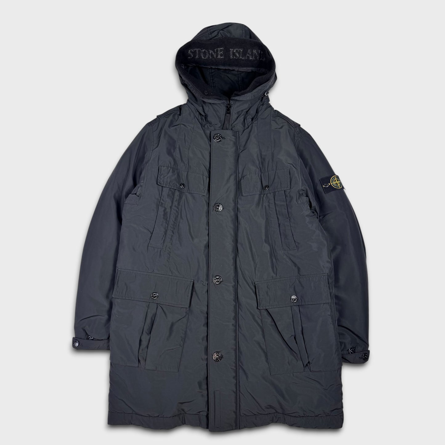 Stone Island Micro Reps Primaloft Insulation Technology Parka Jacket XL