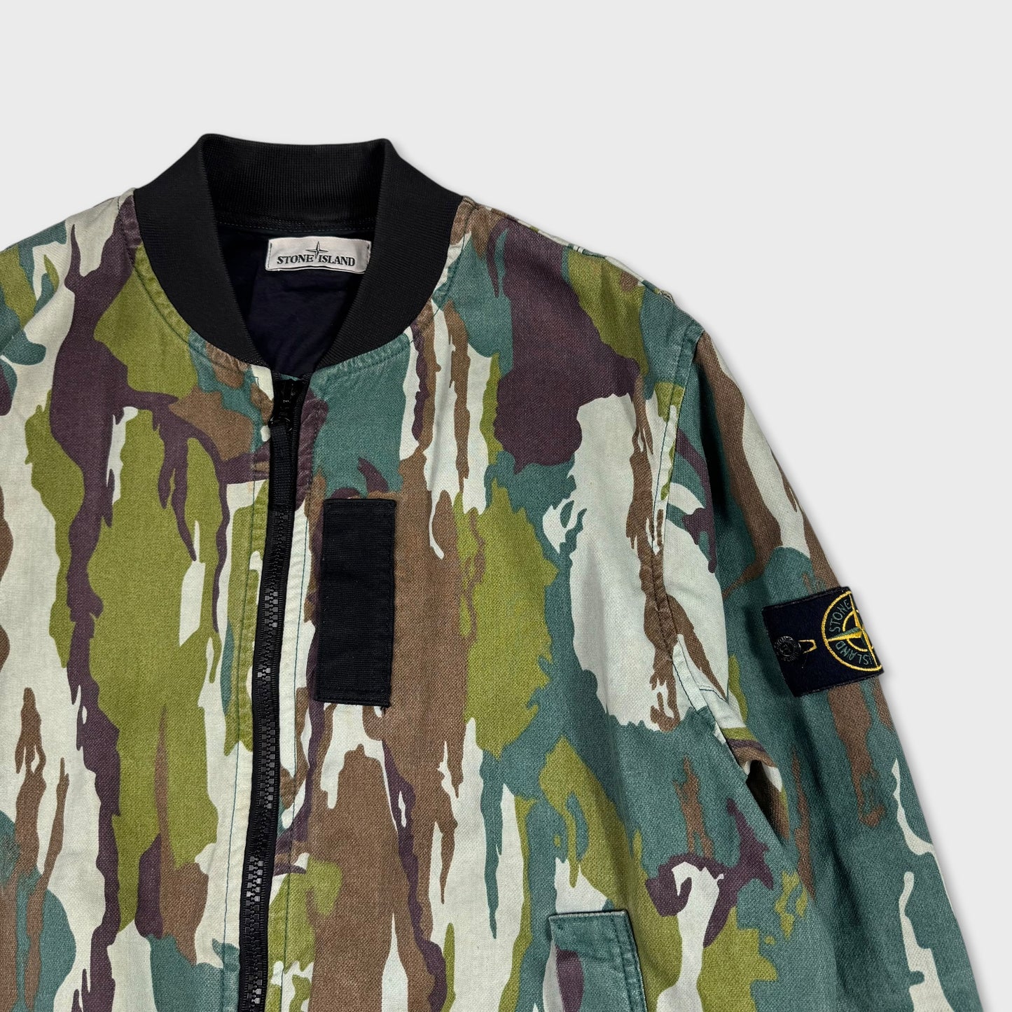 Stone Island Flowing Camo Watro Bomber Jacket XL