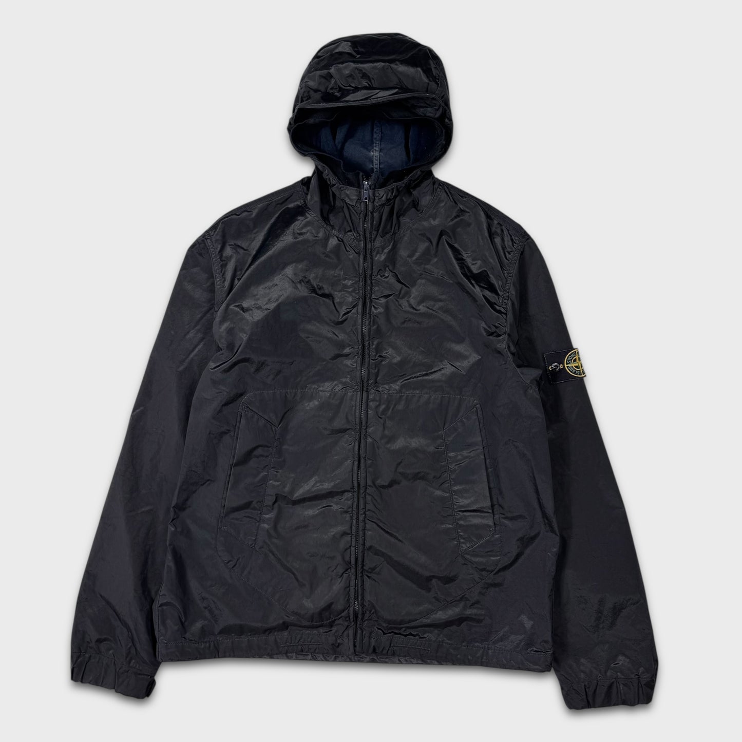 Stone Island 2007 Nylon Shimmer Flock Jacket XL