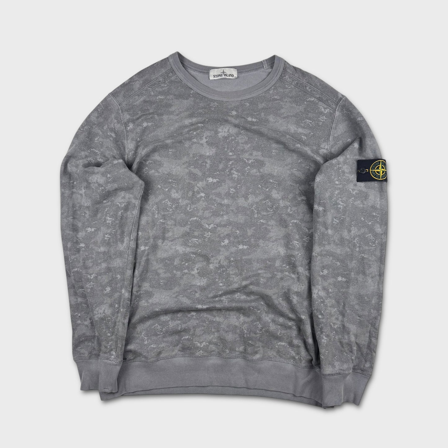 Stone Island Grey Camo Crewneck 3XL