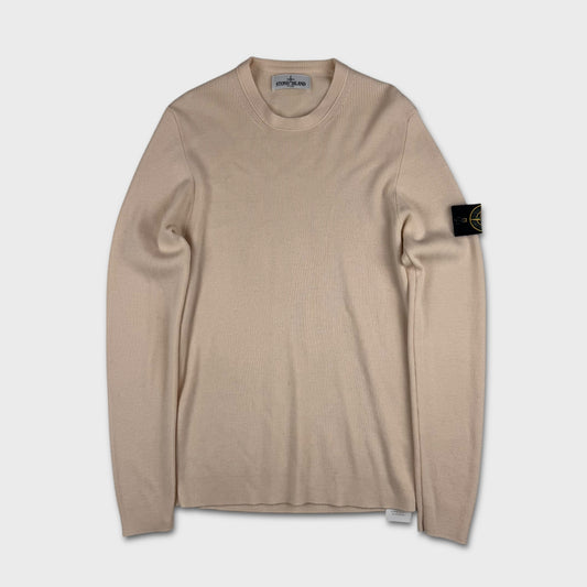 Stone Island Beige Lana Wool Jumper M