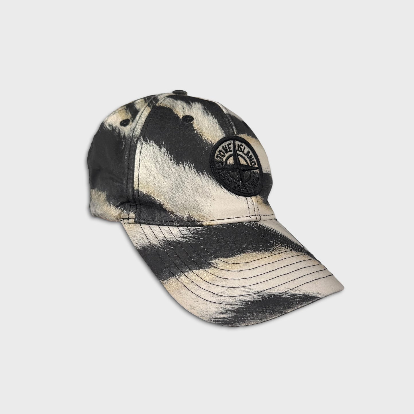 Stone Island White Tiger Camo Cap L