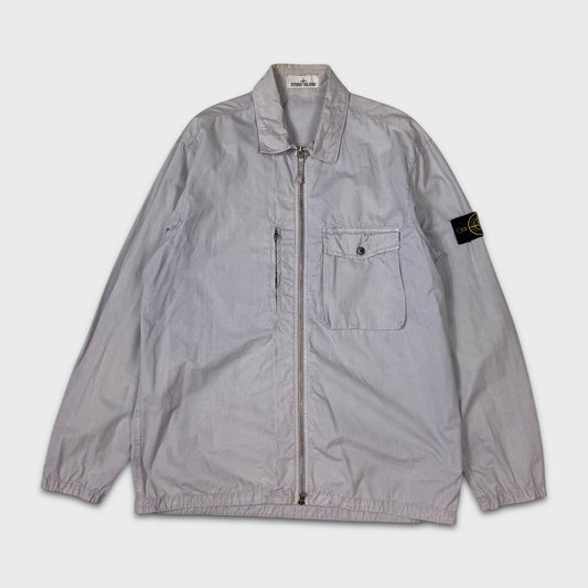Stone Island Lavender Full Zip Overshirt XXL