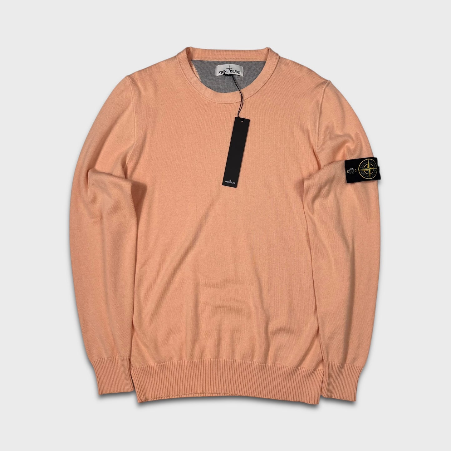 Stone Island Peach Knit Jumper BNWT XL