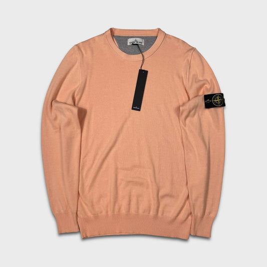 Stone Island Peach Knit Jumper BNWT XL