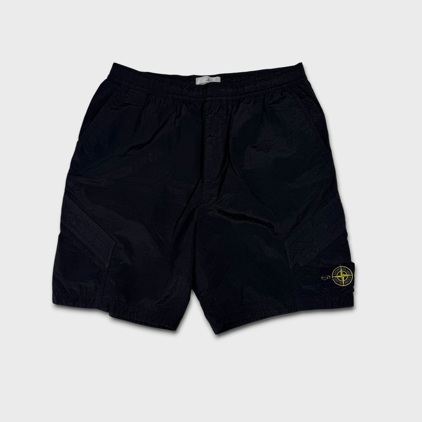 Stone Island Nylon Metal Badge Shorts W38