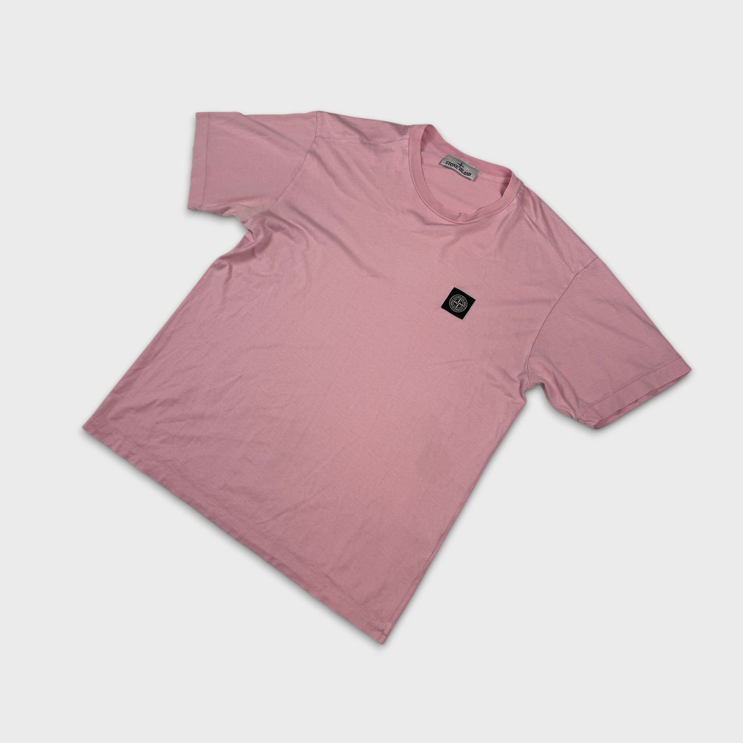 Stone Island Baby Pink Compass T-Shirt L