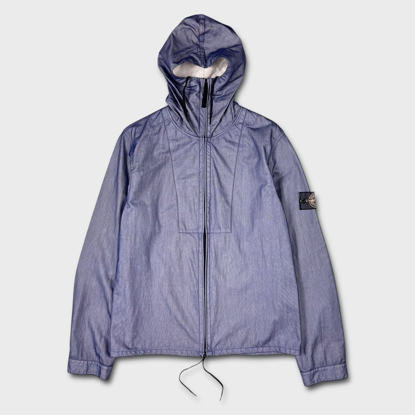Stone Island 2007 Snowflake Tyvek Mesh Badge Jacket M