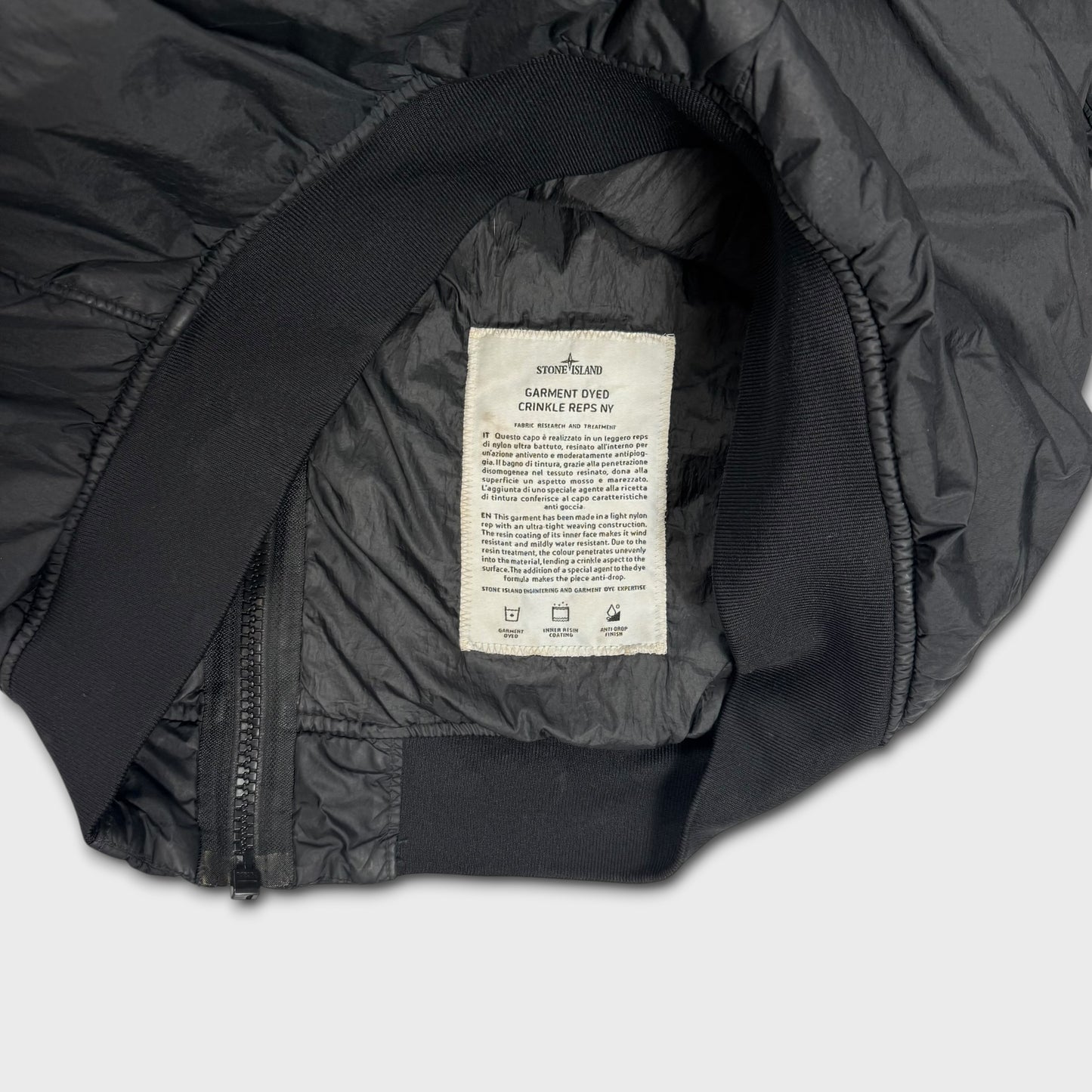Stone Island Garment Dyed Crinkle Reps NY Jacket M