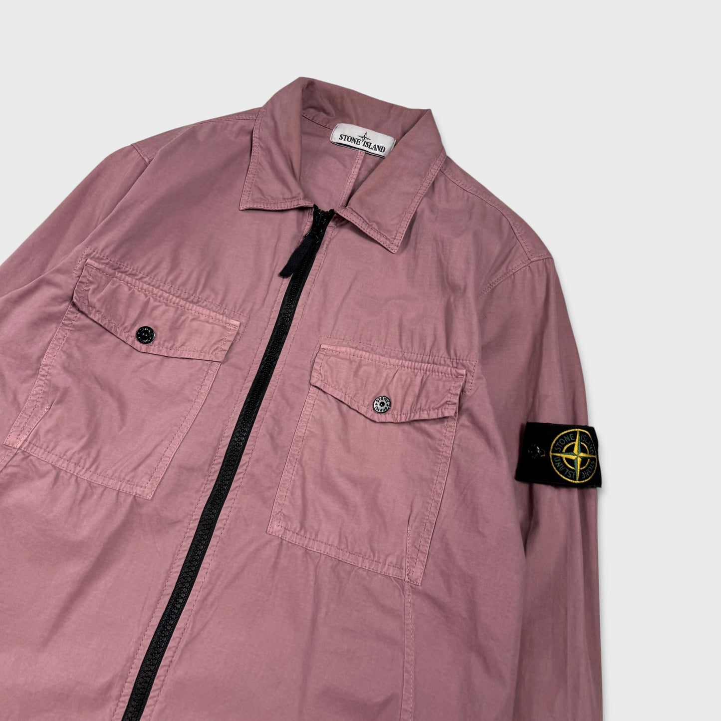 Stone Island Rose Quartz Double Pocket Overshirt M