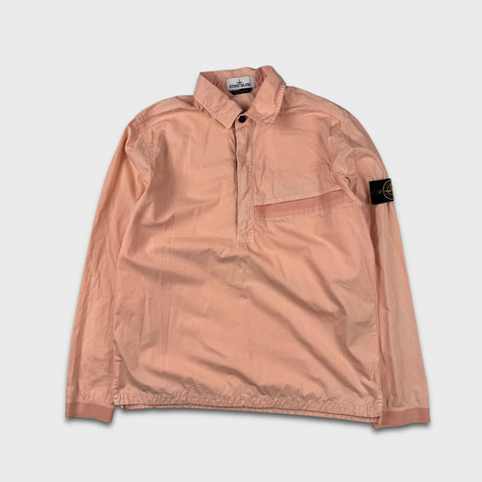 Stone Island Peach Pullover Smock Overshirt L