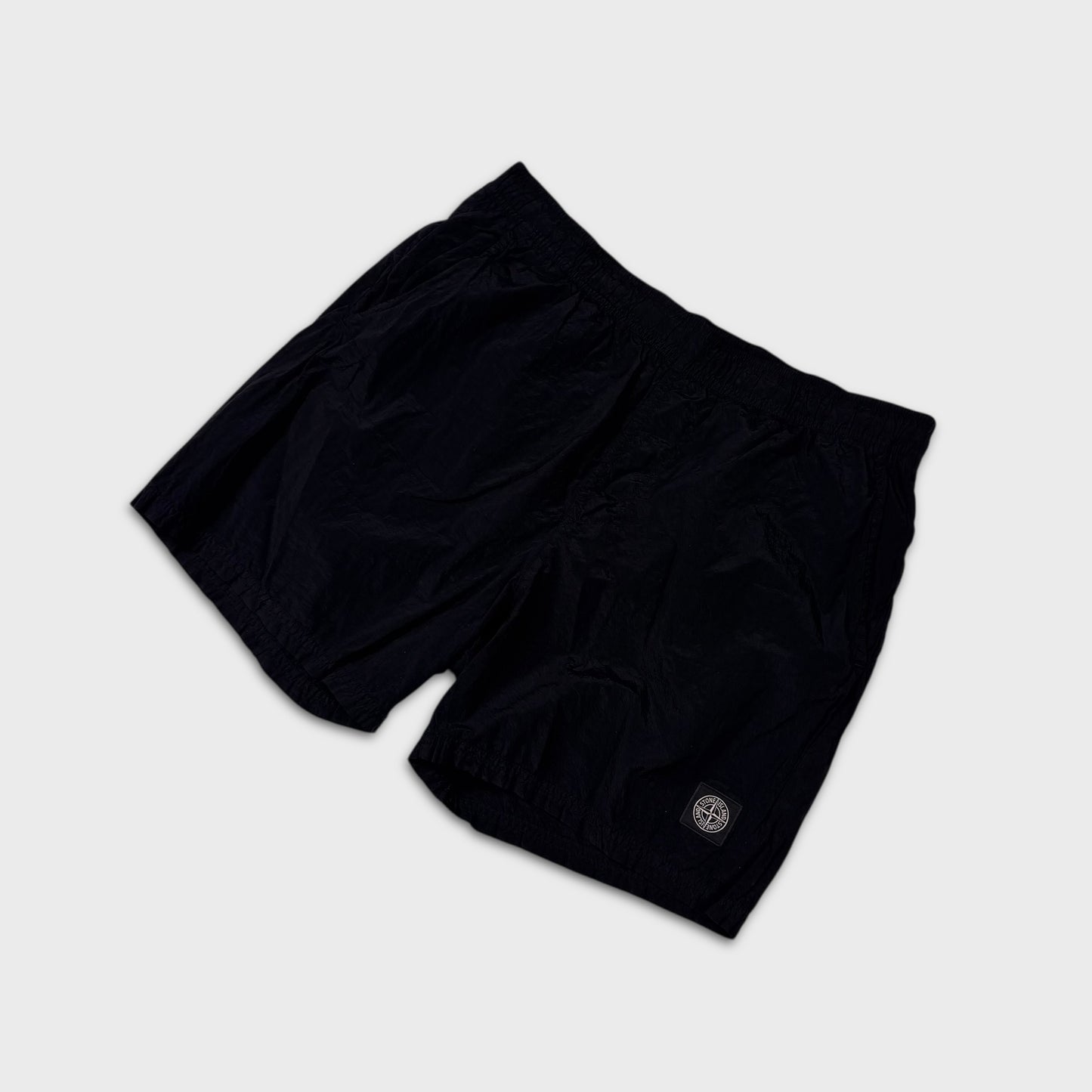 Stone Island Black Nylon Metal Shorts XL